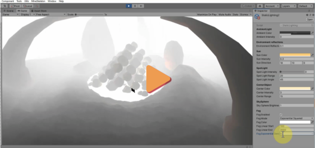 Demo video light tuning